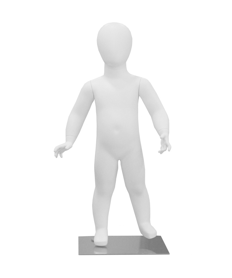 Манекен детский белый матовый 72cm